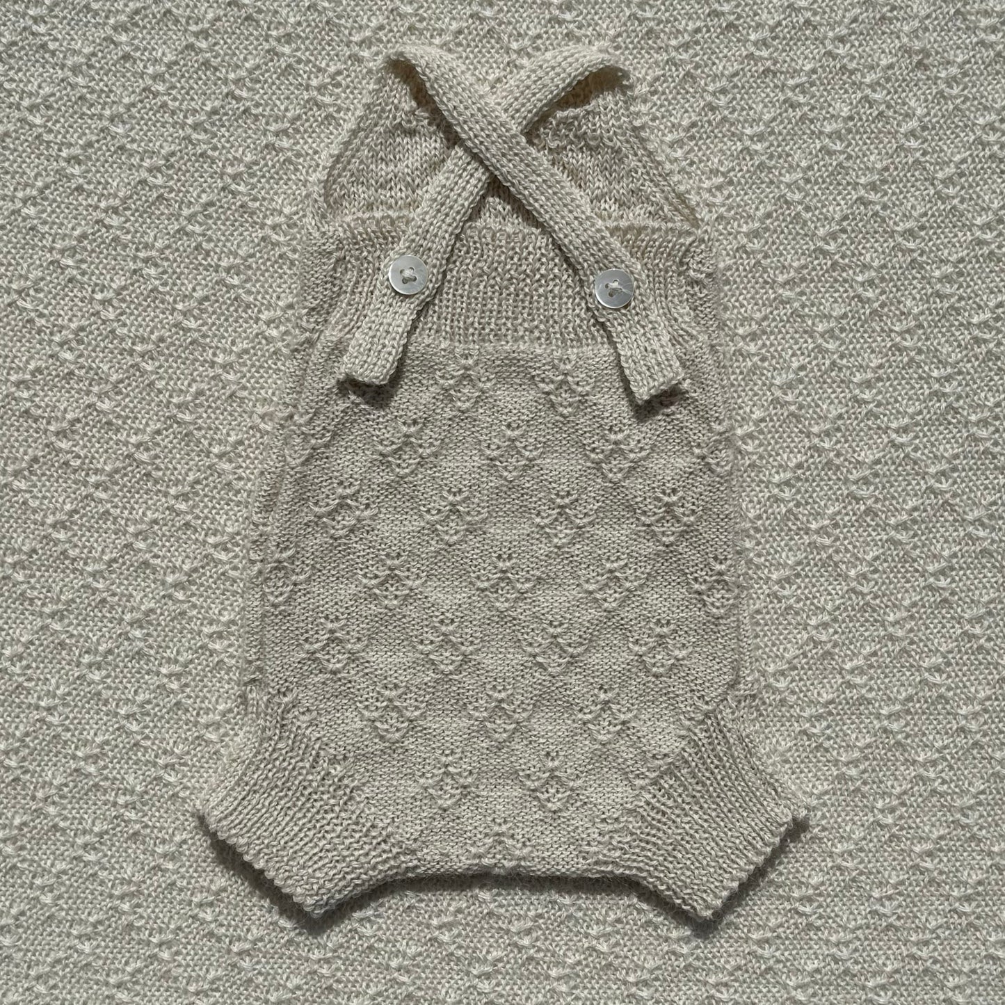 Ava alpaca romper plain straps back