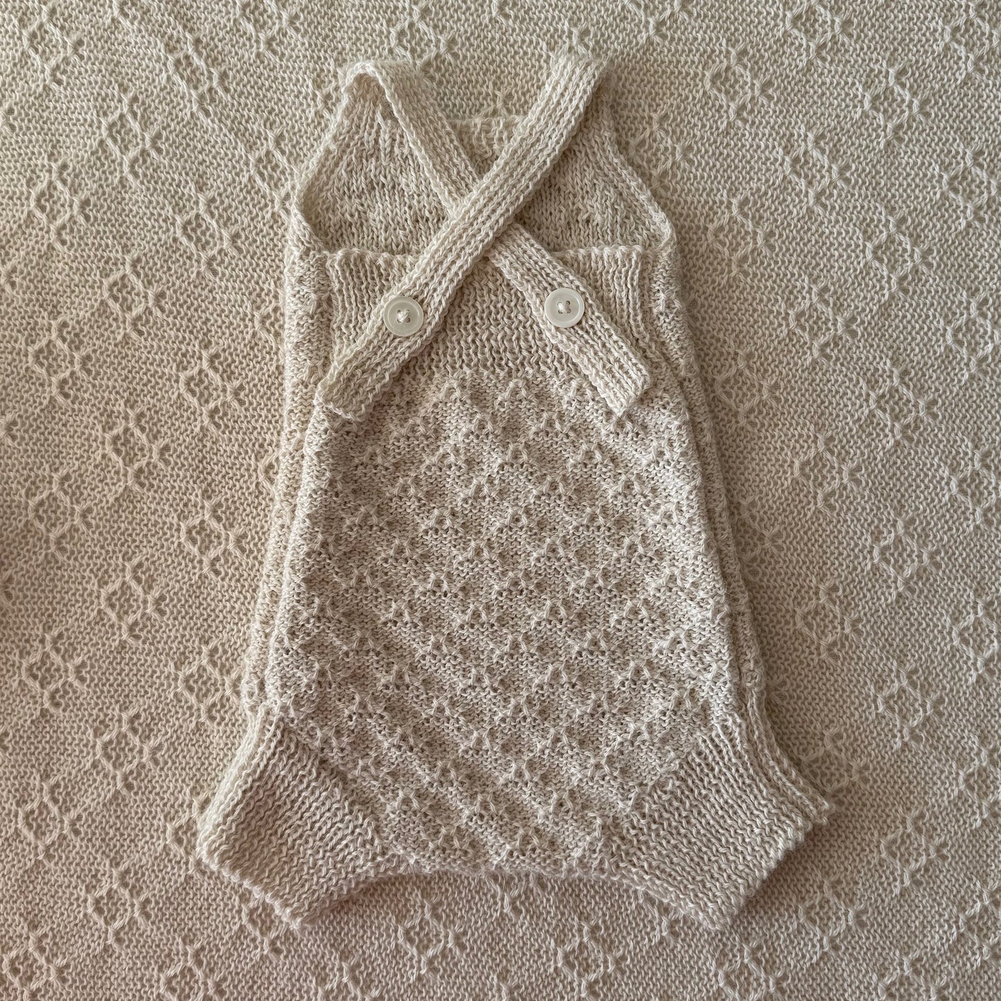 Ada baby alpaca newborn romper back