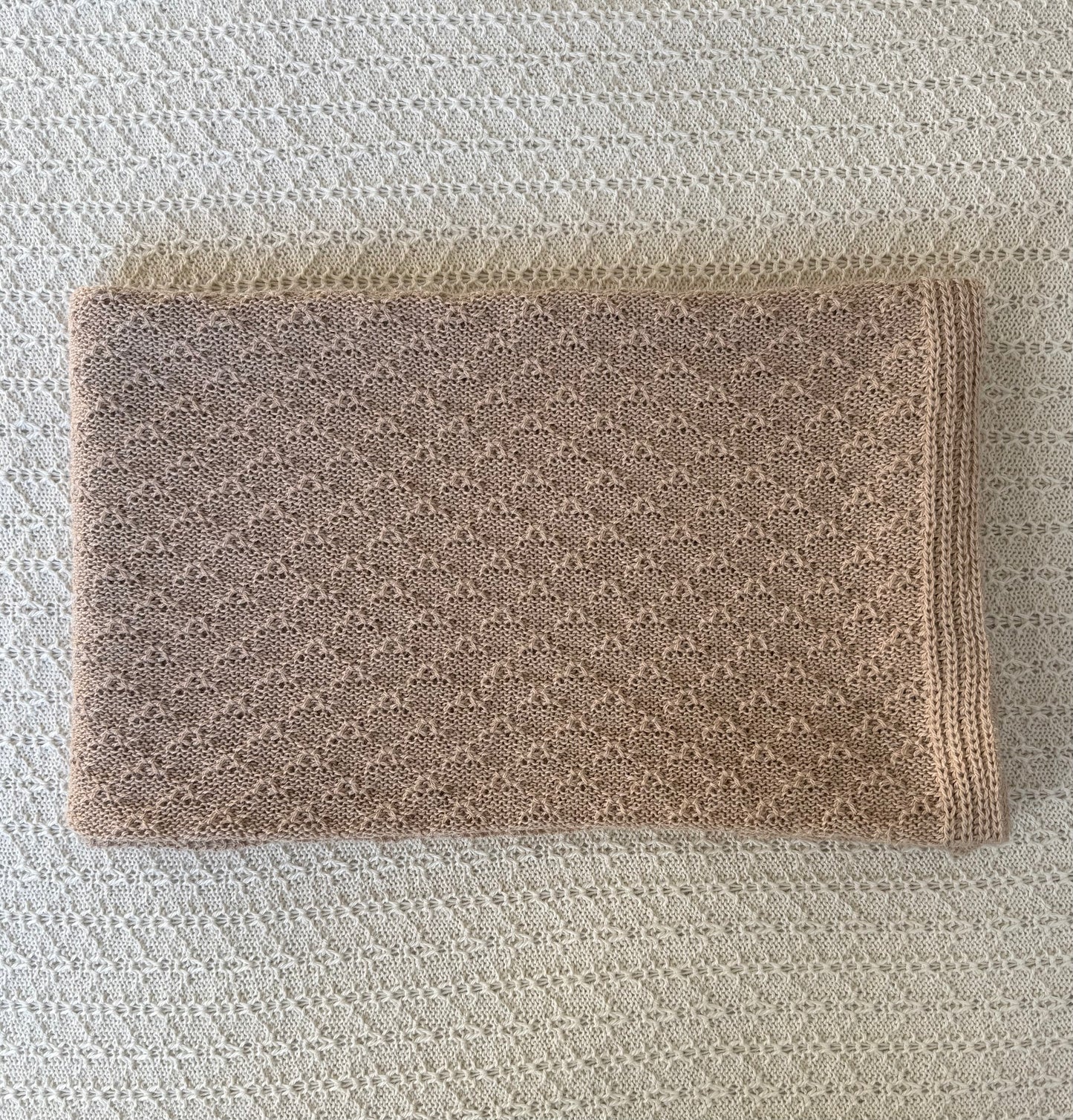 Tan Ada alpaca blanket