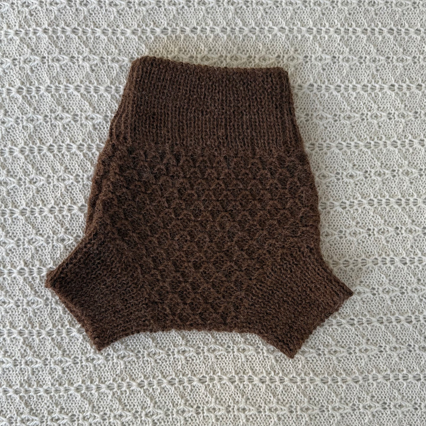 Chocolate Everly Alpaca Newborn Bloomers