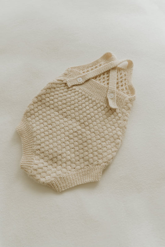 Custom Made Alpaca Baby Romper size 3-6 months