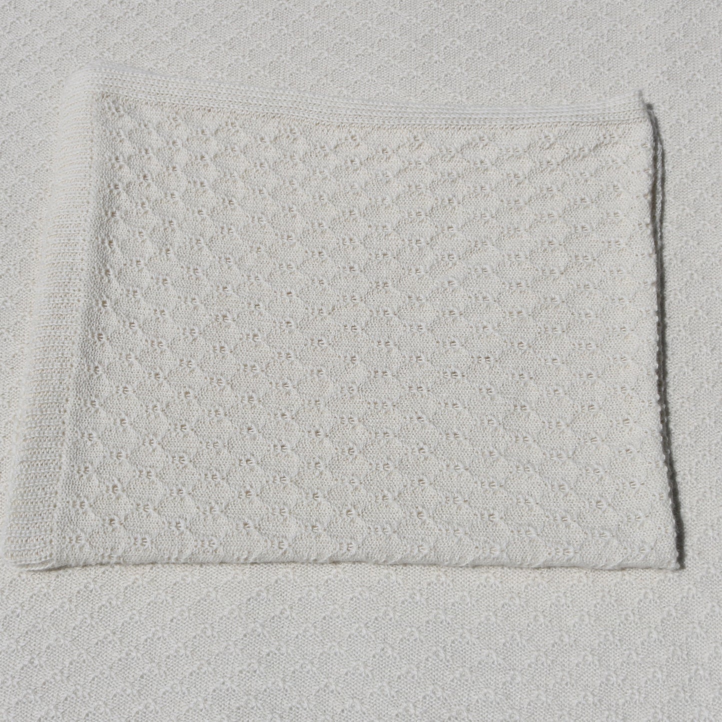 Nellie ivory alpaca blanket