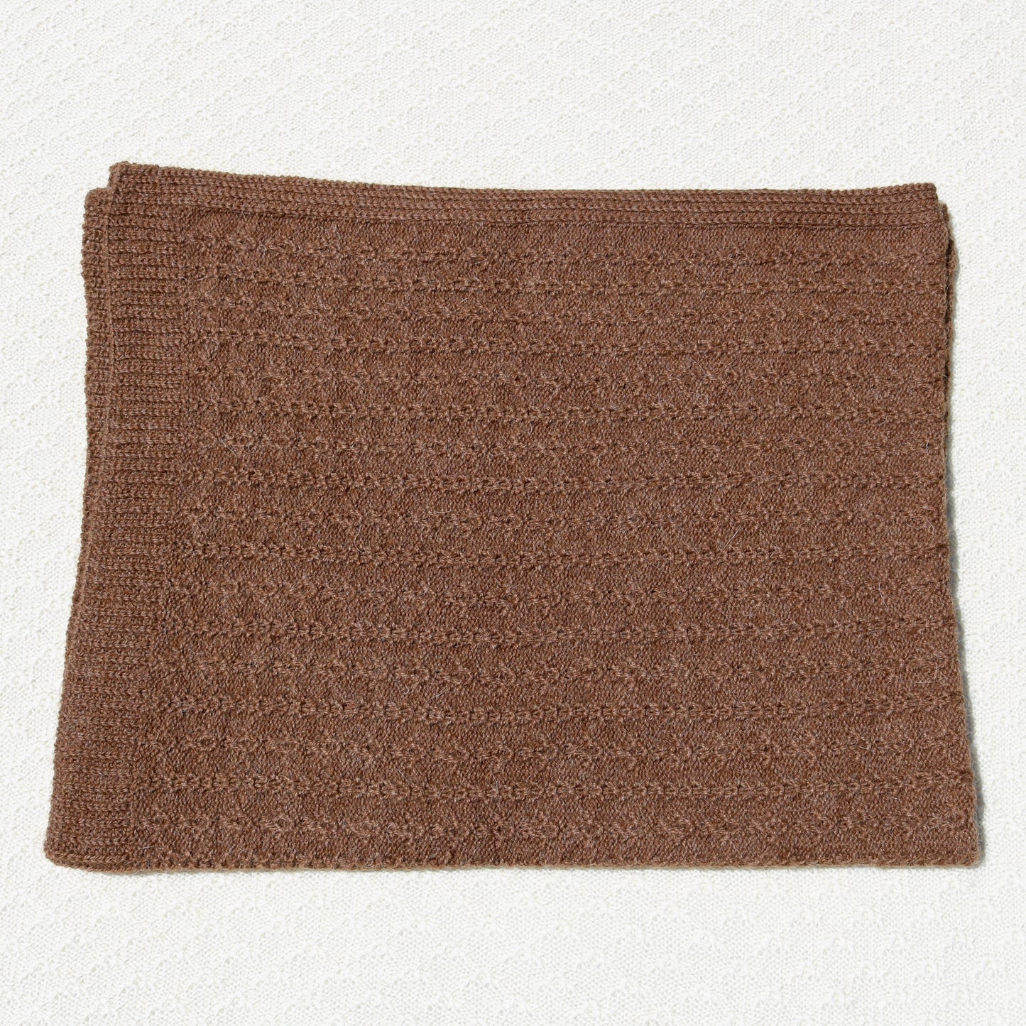 Wren chocolate alpaca blanket