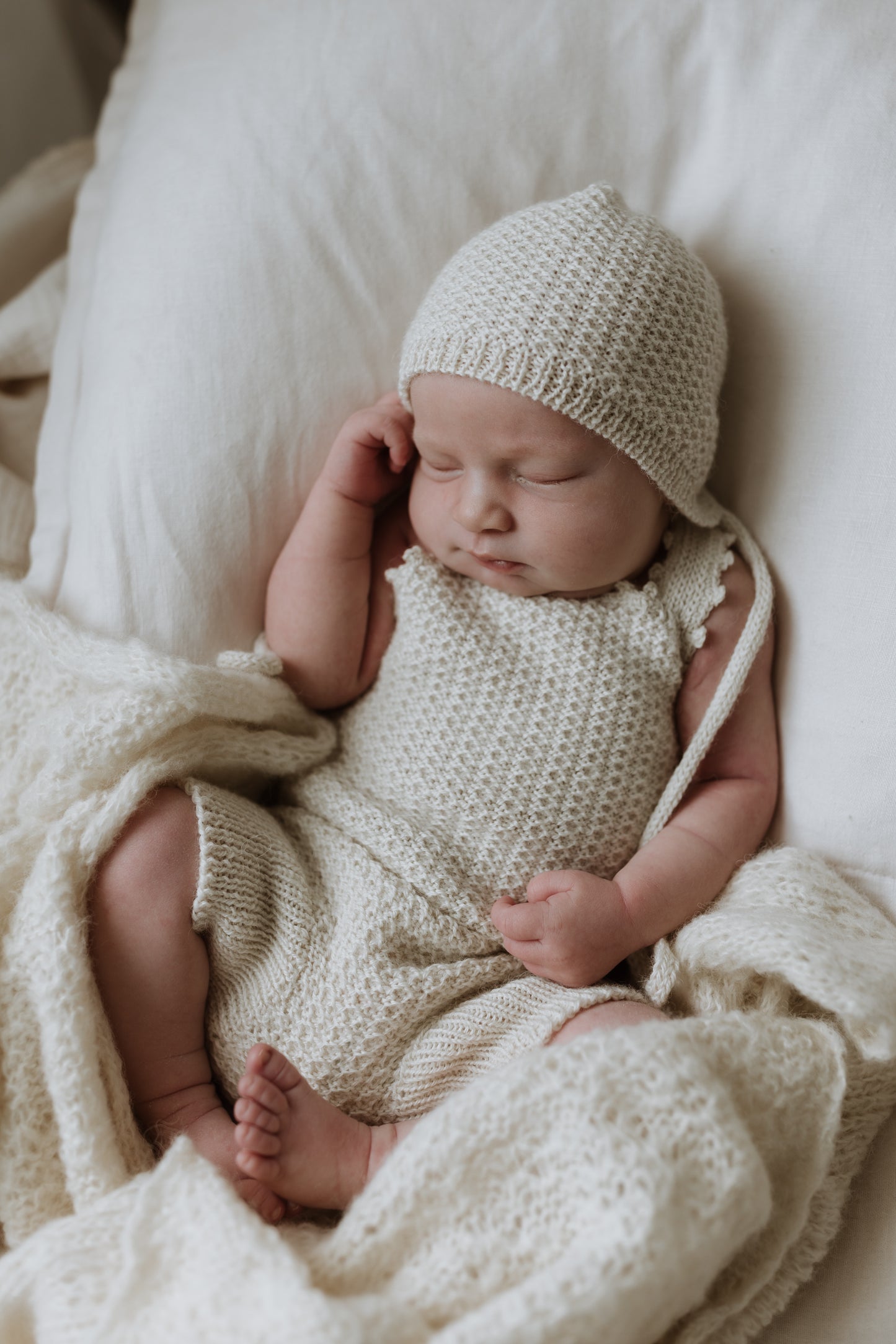 Custom Made Newborn Baby bonnet