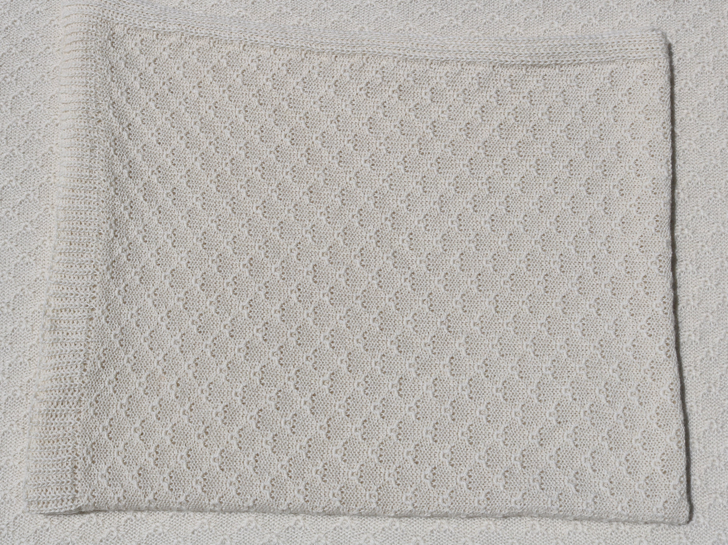 Ada ivory alpaca blanket 