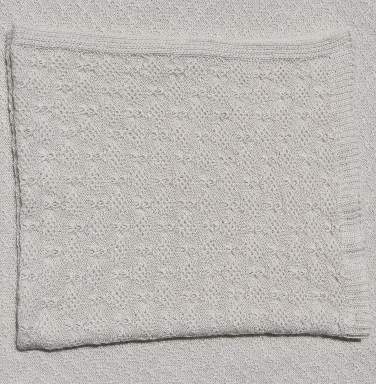 Aurora ivory alpaca blanket