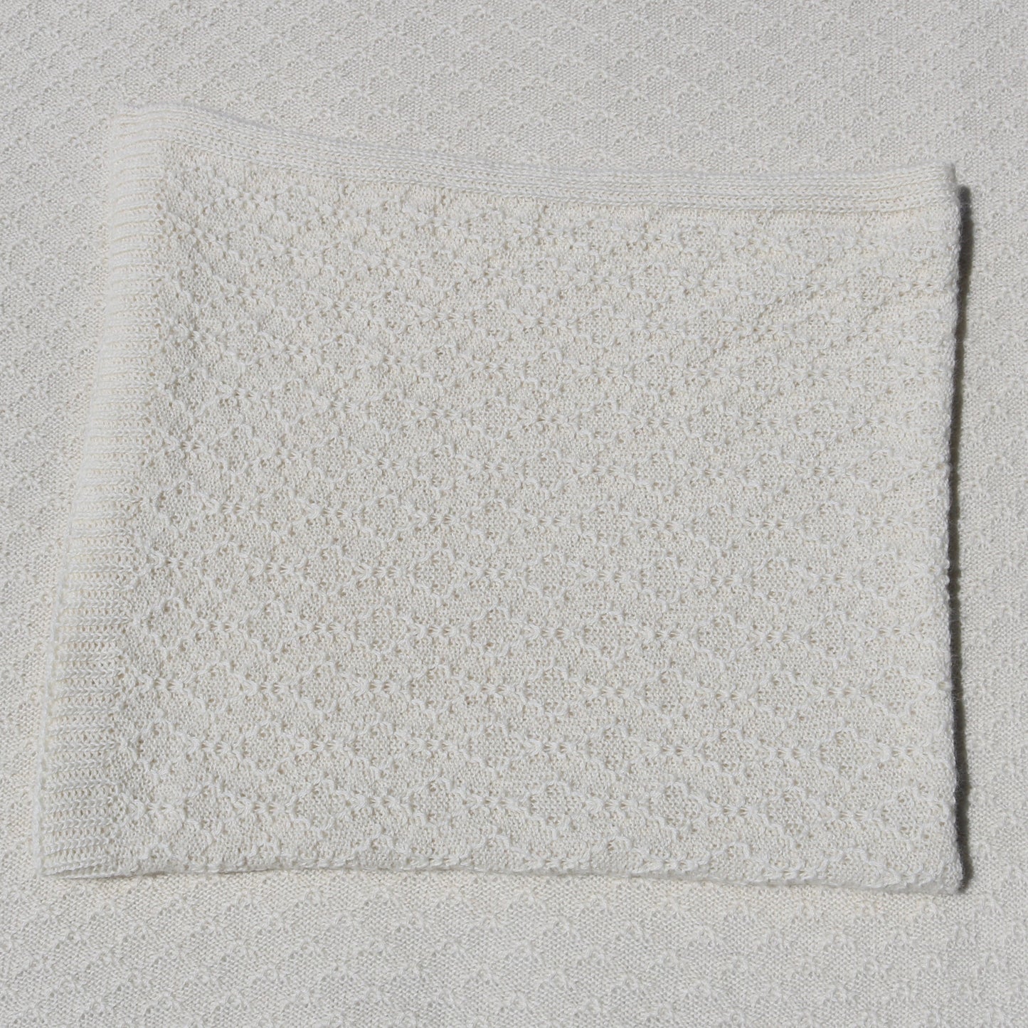 Florence ivory alpaca blanket