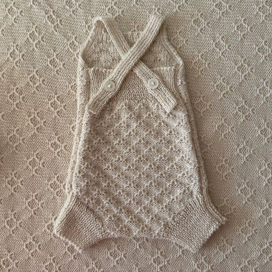 Ada baby alpaca newborn romper back