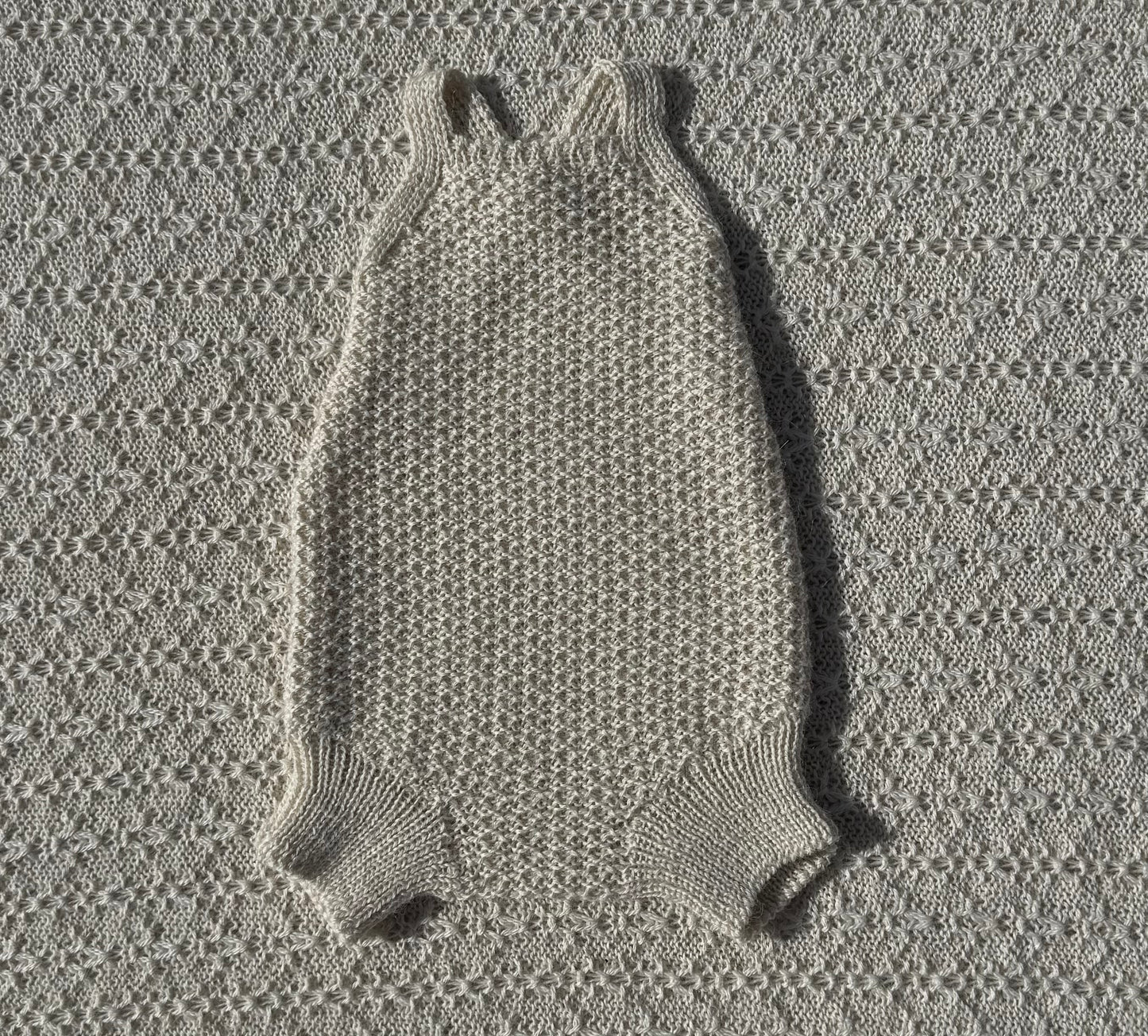 Eddie Newborn Baby Romper with plain straps