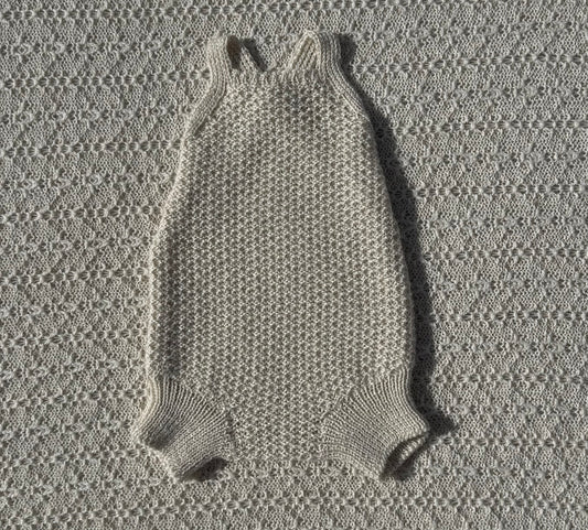 Eddie Newborn Baby Romper with plain straps