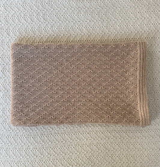 Tan Ada alpaca blanket