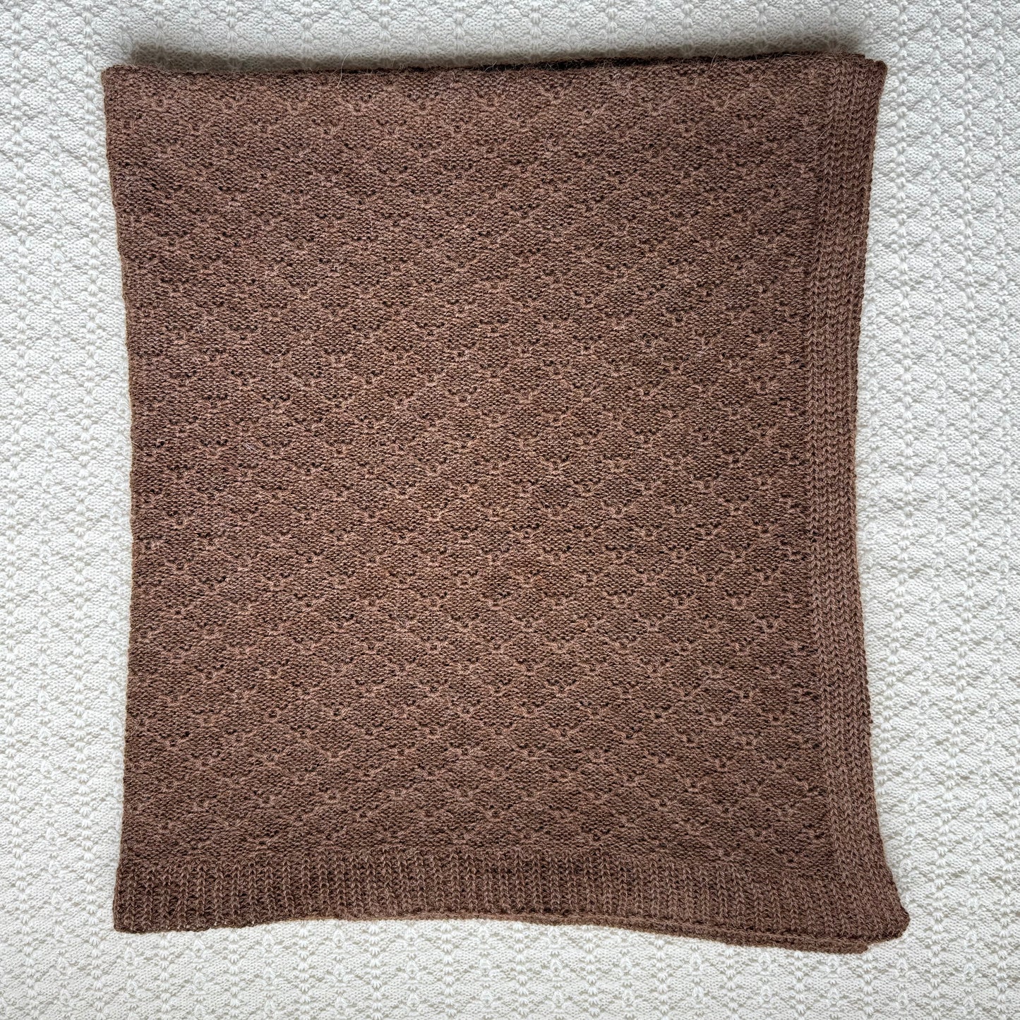 Ada chocolate alpaca blanket