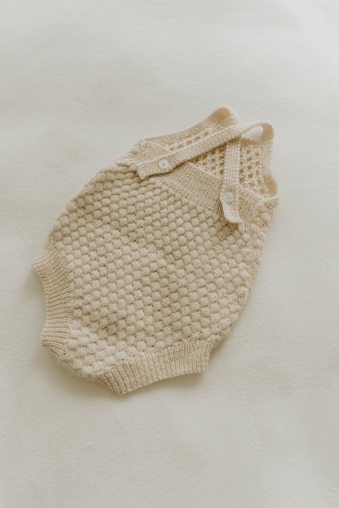 Custom Made Alpaca Baby Romper size 3-6 months
