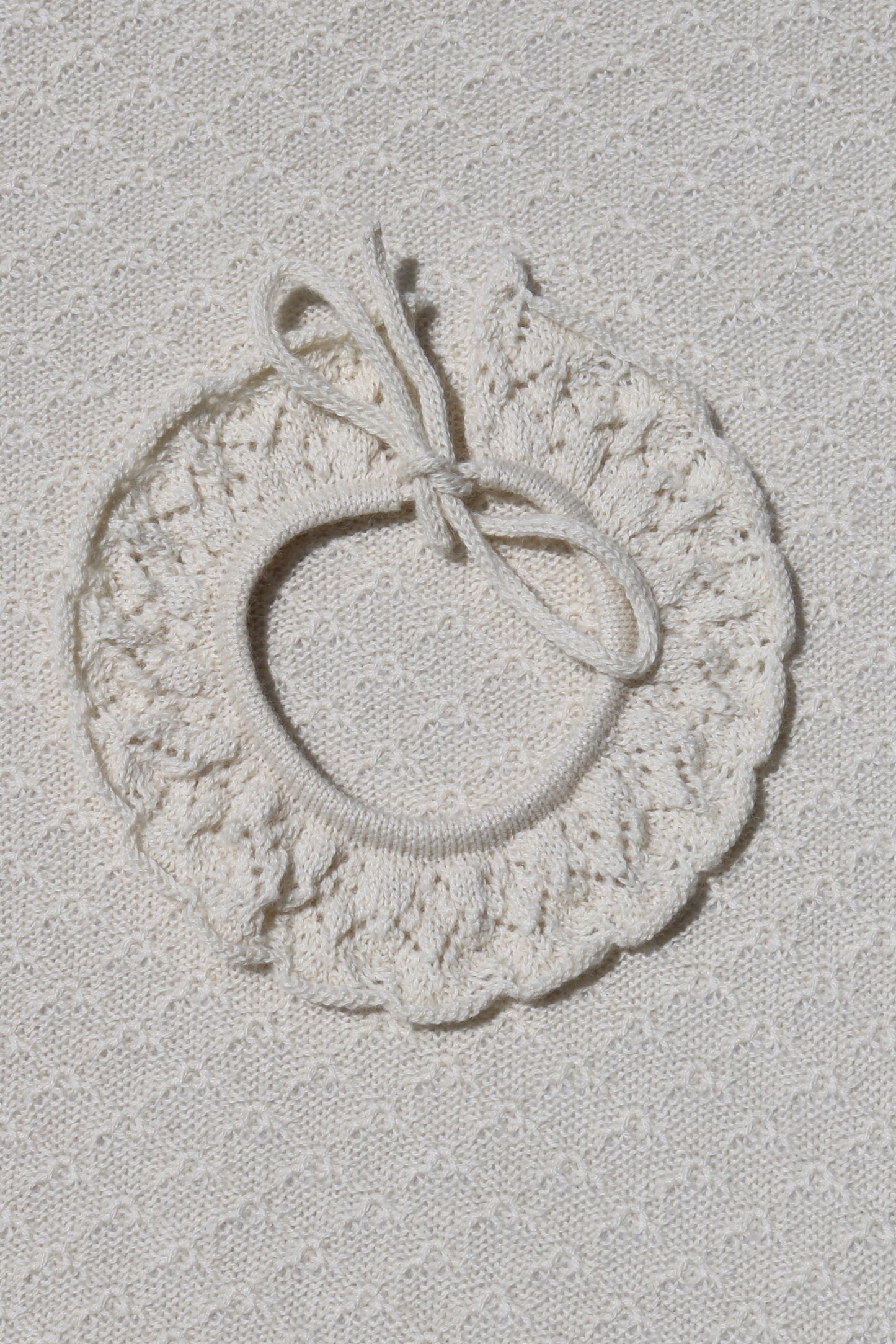 Ivory alpaca lace skirt