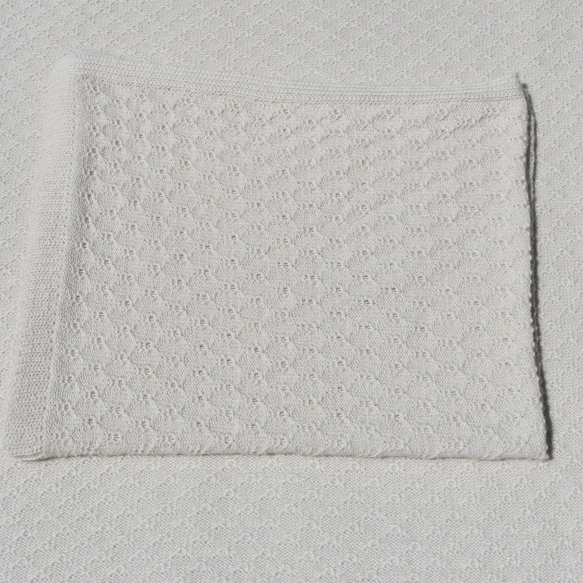 Nellie ivory alpaca blanket