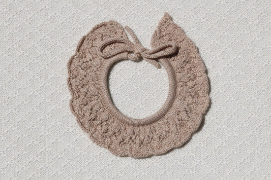 Tan alpaca lace skirt