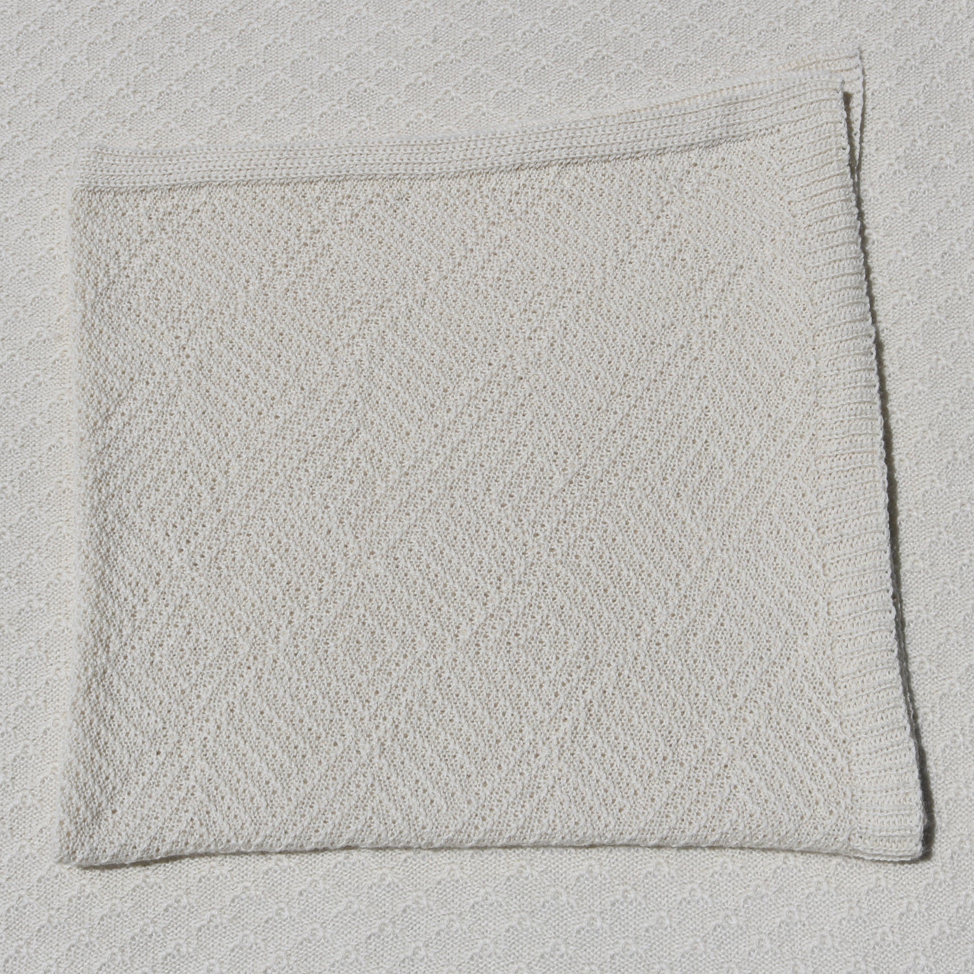 Willow ivory alpaca blanket