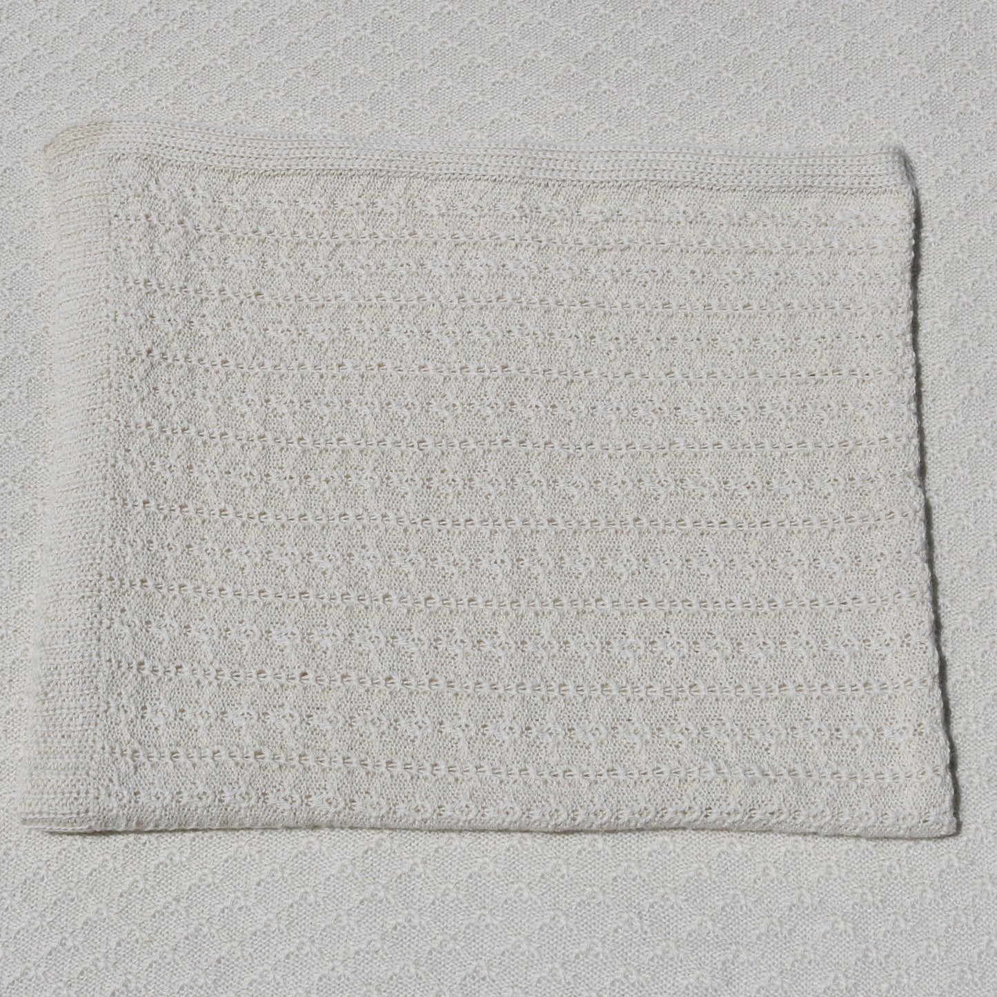 Wren ivory alpaca blanket