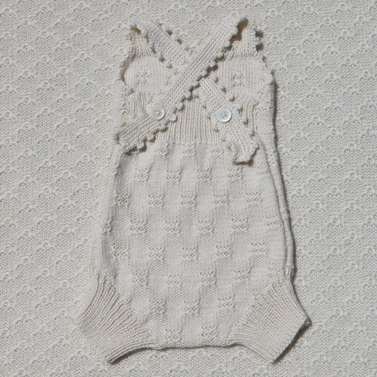 Charlie Newborn Baby Romper - Warm & Cosy KnitsAlpaca newborn romper