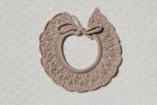 Tan alpaca Newborn Lace Skirt - Warm & Cosy KnitsAlpaca newborn romper