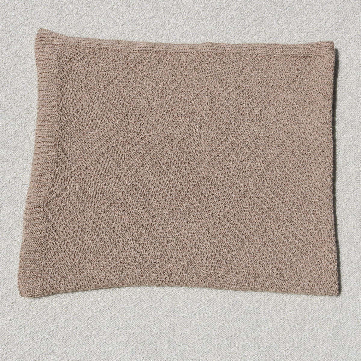 Tan Willow alpaca blanket - Warm & Cosy Knits