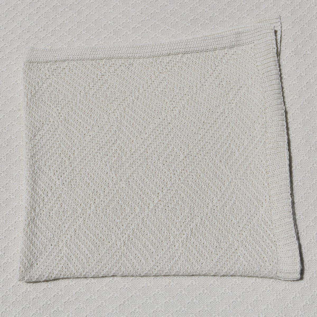 Ivory Willow alpaca blanket - Warm & Cosy Knits