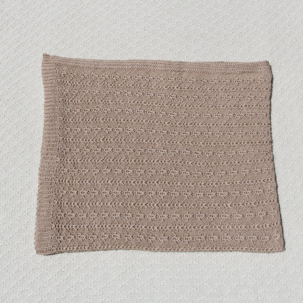 Wren tan alpaca blanket - Warm & Cosy Knits