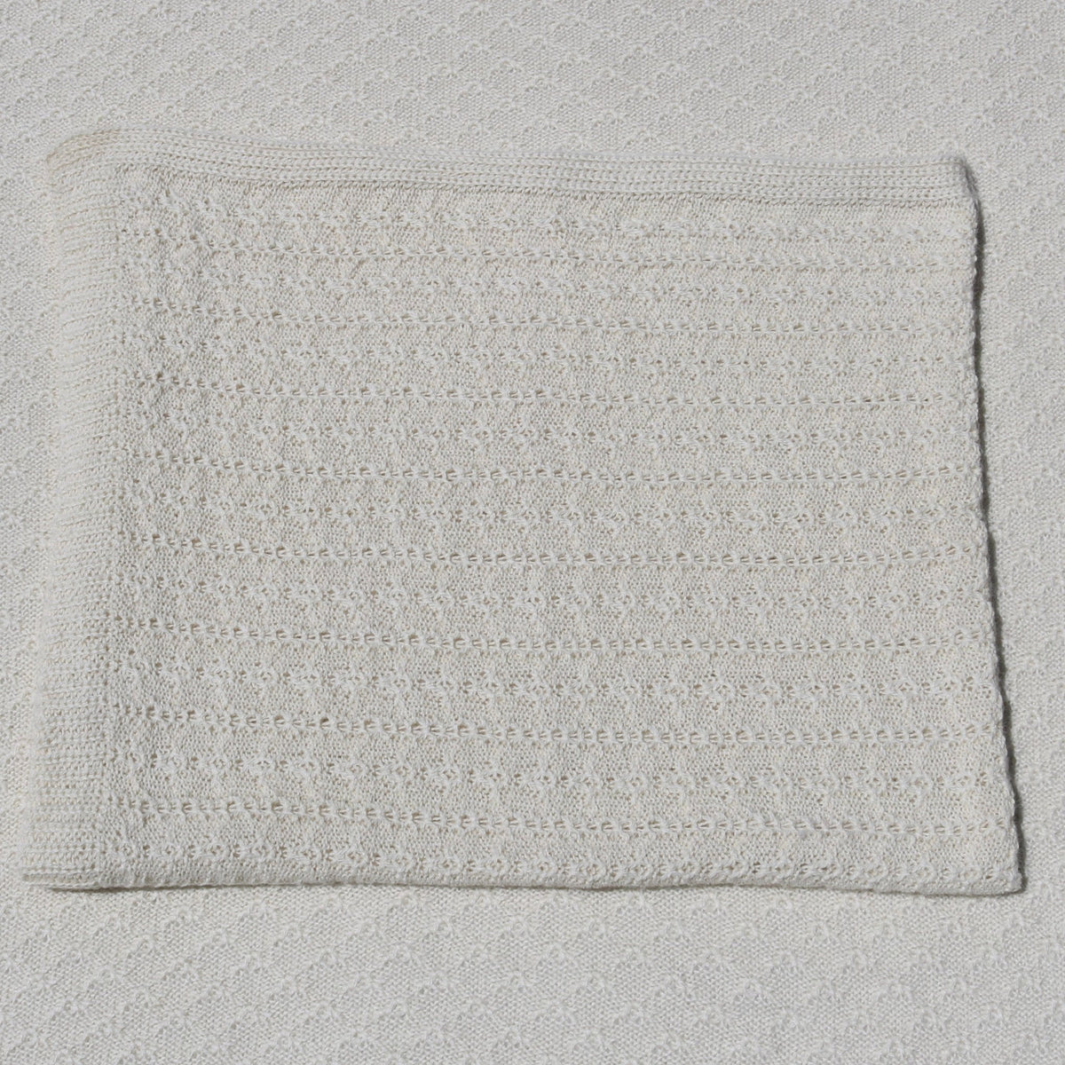 Wren ivory alpaca blanket - Warm & Cosy Knits